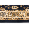 Charook 2376 Navy Blue Traditional Pattern Ivory Border Rug - Rugs Of Beauty - 7