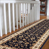 Charook 2376 Navy Blue Traditional Pattern Ivory Border Runner Rug - Rugs Of Beauty - 2