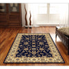Charook 2376 Navy Blue Traditional Pattern Ivory Border Rug - Rugs Of Beauty - 3