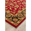 Charook 2376 Red Traditional Pattern Black Border Rug - Rugs Of Beauty - 4