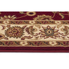 Charook 2376 Red Traditional Pattern Ivory Border Runner Rug - Rugs Of Beauty - 3
