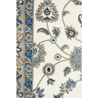 Charook 2376 White Traditional Pattern Beige Border Runner Rug - Rugs Of Beauty - 2