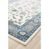 Charook 2376 White Traditional Pattern Blue Border Rug - Rugs Of Beauty - 3
