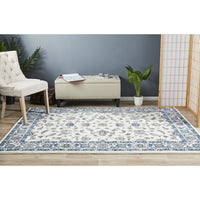 Charook 2376 White Traditional Pattern White Border Rug - Rugs Of Beauty - 2