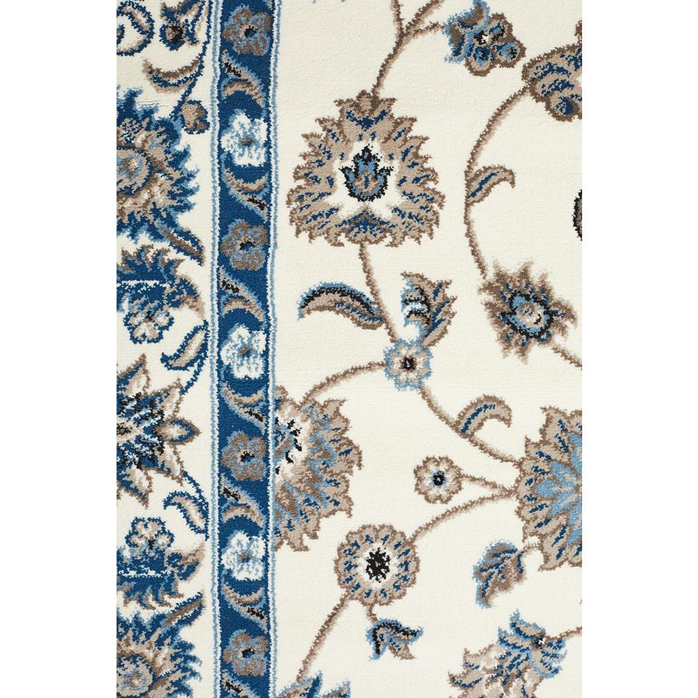 Charook 2376 White Traditional Pattern White Border Rug - Rugs Of Beauty - 6