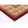 Traditional Panel Pattern Rug Burgundy - Rugs Of Beauty - 3