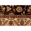 Charook 2375 Black Traditional Pattern Ivory Border Runner Rug - Rugs Of Beauty - 4