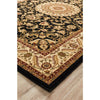 Charook 2375 Black Traditional Pattern Ivory Border Rug - Rugs Of Beauty - 3