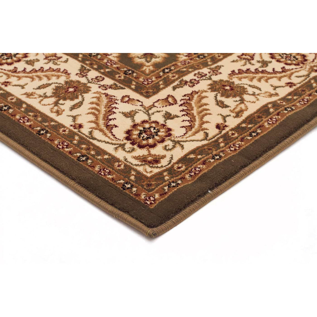 Charook 2375 Green Traditional Pattern Ivory Border Runner Rug - Rugs Of Beauty - 2