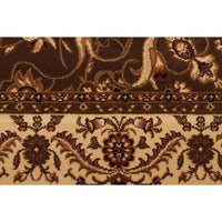 Charook 2375 Green Traditional Pattern Ivory Border Runner Rug - Rugs Of Beauty - 4