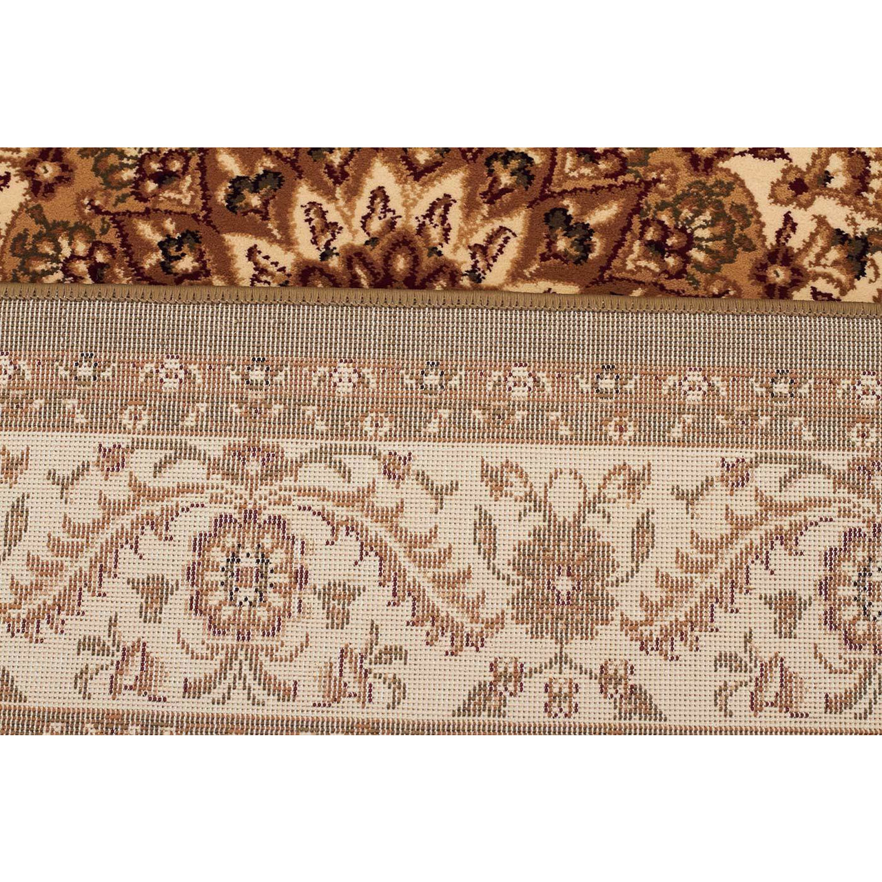 Charook 2375 Green Traditional Pattern Ivory Border Runner Rug - Rugs Of Beauty - 5