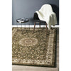Charook 2375 Green Traditional Pattern Ivory Border Rug - Rugs Of Beauty - 2