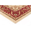 Charook 2375 Ivory Traditional Pattern Burgundy Border Runner Rug - Rugs Of Beauty - 2