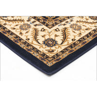 Charook 2375 Blue Traditional Pattern Ivory Border Rug - Rugs Of Beauty - 7