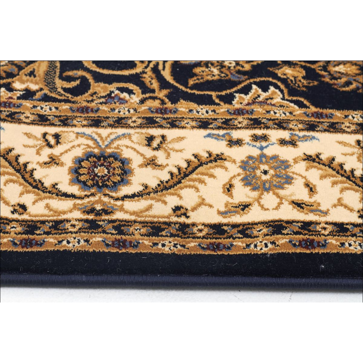 Charook 2375 Blue Traditional Pattern Ivory Border Rug - Rugs Of Beauty - 4