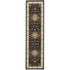 Charook 2375 Blue Traditional Pattern Ivory Border Rug - Rugs Of Beauty - 1