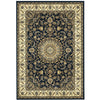 Charook 2375 Blue Traditional Pattern Ivory Border Rug - Rugs Of Beauty - 1
