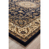 Charook 2375 Blue Traditional Pattern Ivory Border Rug - Rugs Of Beauty - 3
