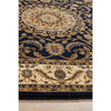 Charook 2375 Blue Traditional Pattern Ivory Border Rug - Rugs Of Beauty - 6