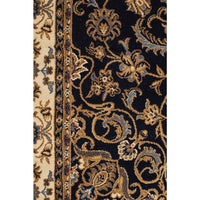 Charook 2375 Blue Traditional Pattern Ivory Border Rug - Rugs Of Beauty - 8