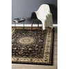 Charook 2375 Blue Traditional Pattern Ivory Border Rug - Rugs Of Beauty - 2