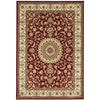 Charook 2375 Red Traditional Pattern Ivory Border Rug - Rugs Of Beauty - 1