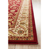 Charook 2375 Red Traditional Pattern Ivory Border Rug - Rugs Of Beauty - 4