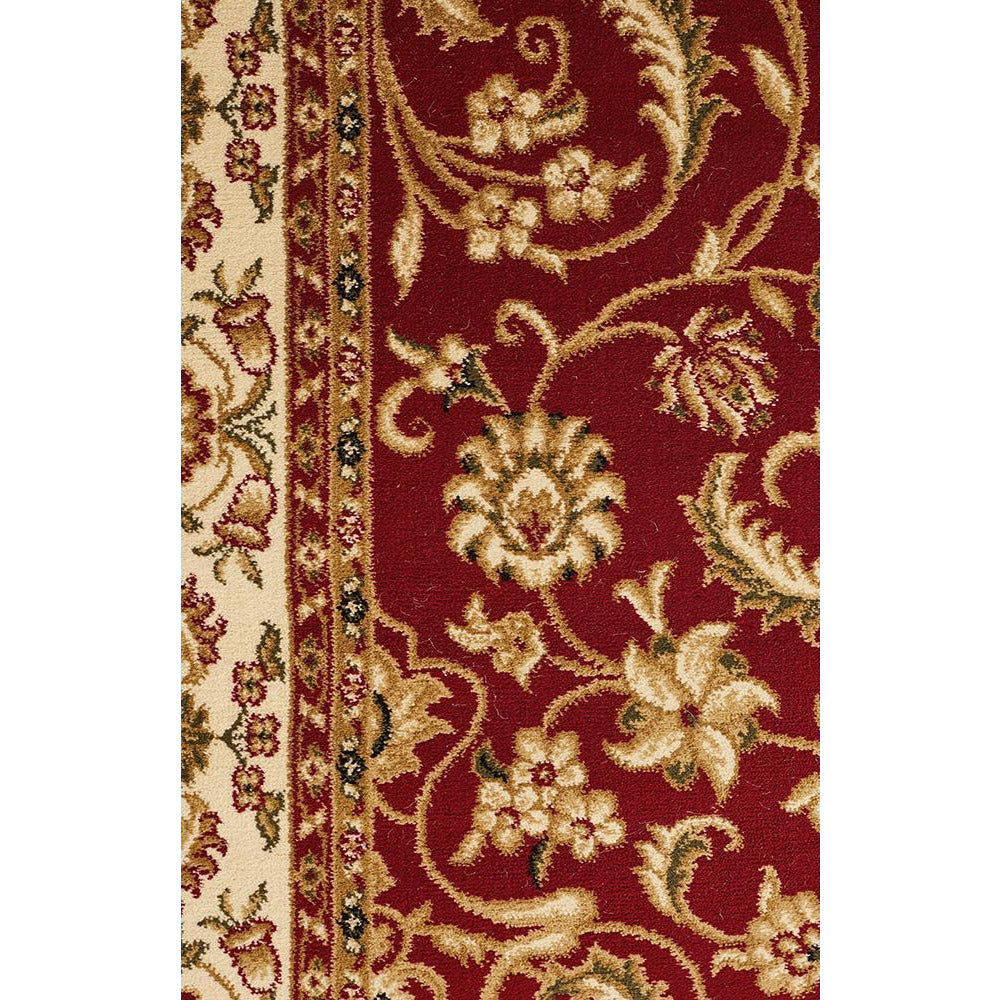 Charook 2375 Red Traditional Pattern Ivory Border Rug - Rugs Of Beauty - 6