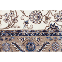 Charook 2375 White Traditional Pattern Beige Border Runner Rug - Rugs Of Beauty - 4