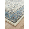 Charook 2375 White Traditional Pattern Blue Border Rug - Rugs Of Beauty - 3
