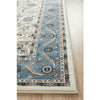 Charook 2375 White Traditional Pattern Blue Border Rug - Rugs Of Beauty - 4