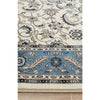 Charook 2375 White Traditional Pattern Blue Border Runner Rug - Rugs Of Beauty - 2
