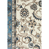 Charook 2375 White Traditional Pattern Blue Border Rug - Rugs Of Beauty - 6
