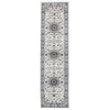 Charook 2375 White Traditional Pattern White Border Runner Rug - Rugs Of Beauty - 1