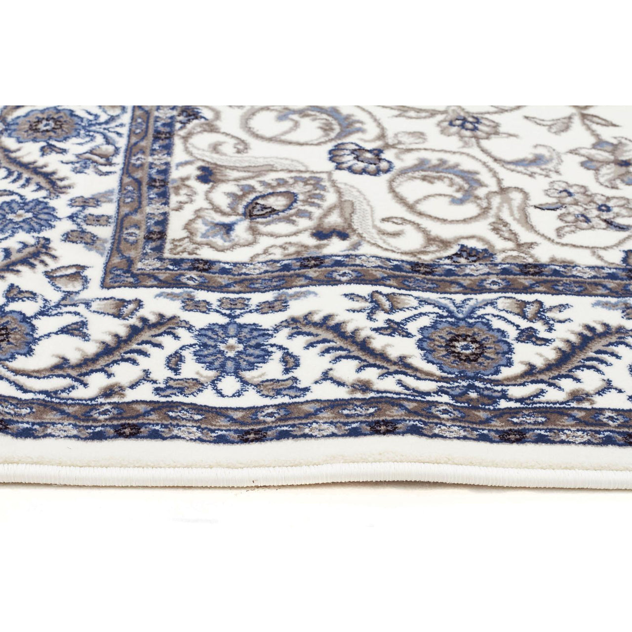 Charook 2375 White Traditional Pattern White Border Runner Rug - Rugs Of Beauty - 3