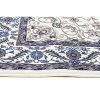 Charook 2375 White Traditional Pattern White Border Runner Rug - Rugs Of Beauty - 3