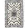 Charook 2375 White Traditional Pattern White Border Rug - Rugs Of Beauty - 1