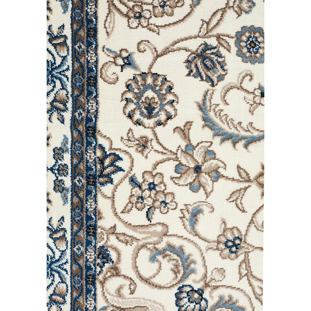 Charook 2375 White Traditional Pattern White Border Rug - Rugs Of Beauty - 6