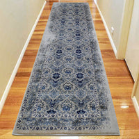 Kota 1422 Grey Blue Beige Transitional Patterned Rug - Rugs Of Beauty - 7