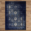 Kota 1422 Navy Blue Grey Beige Transitional Patterned Rug - Rugs Of Beauty - 3