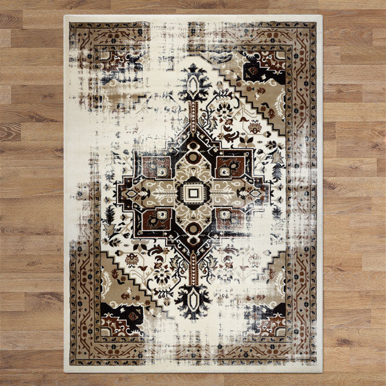 Kota 1423 Brown Beige Transitional Patterned Rug - Rugs Of Beauty - 3