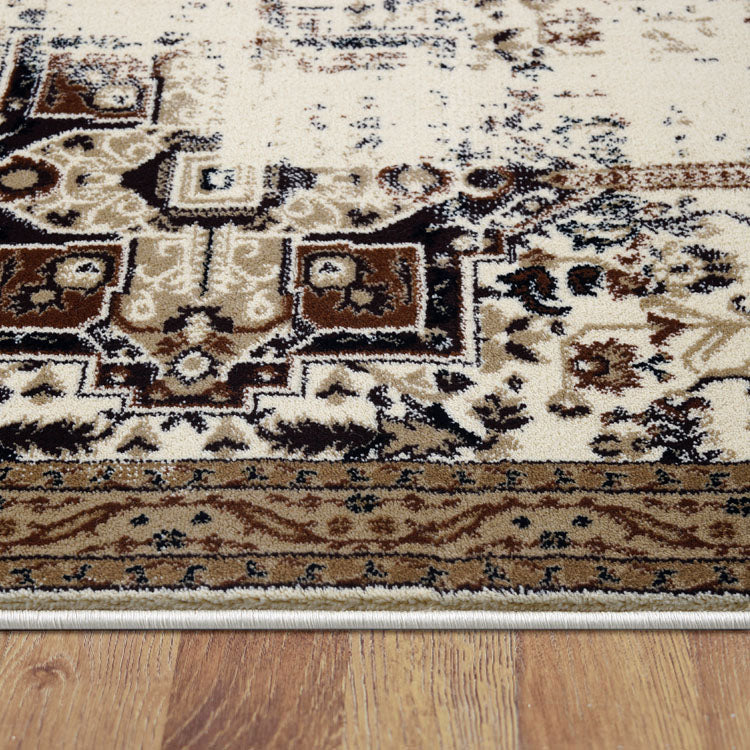 Kota 1423 Brown Beige Transitional Patterned Rug - Rugs Of Beauty - 6
