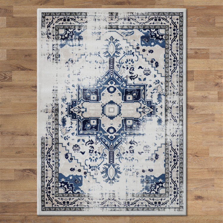 Kota 1423 Blue Beige Transitional Patterned Rug - Rugs Of Beauty - 3