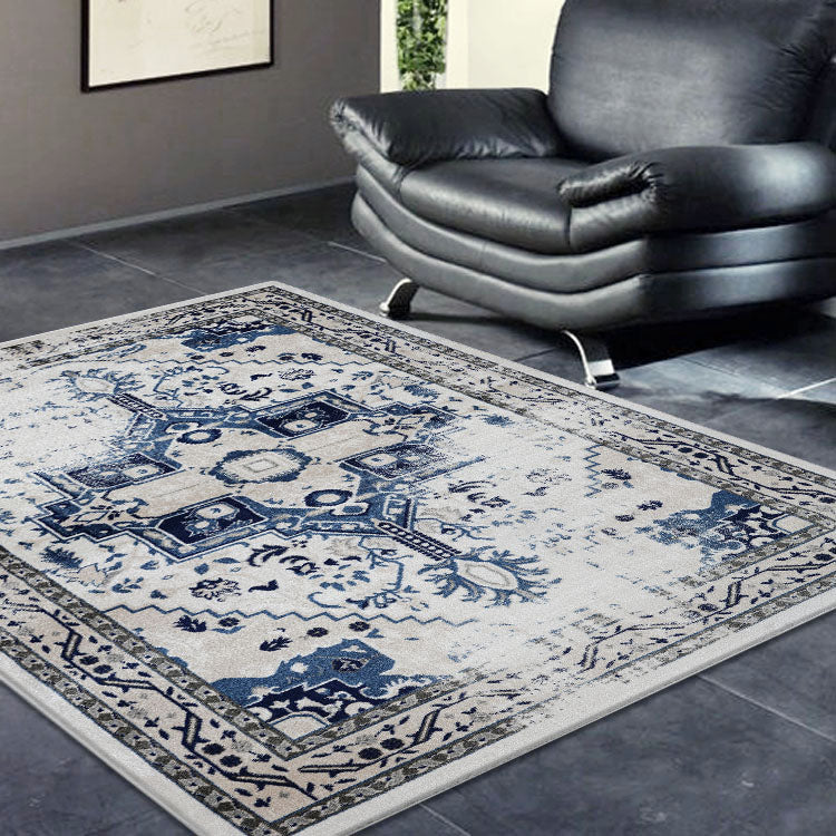 Kota 1423 Blue Beige Transitional Patterned Rug - Rugs Of Beauty - 2