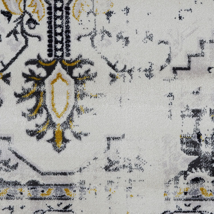 Kota 1423 Gold Beige Grey Transitional Patterned Rug - Rugs Of Beauty - 5