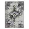 Kota 1423 Gold Beige Grey Transitional Patterned Rug - Rugs Of Beauty - 1
