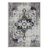 Kota 1423 Gold Beige Grey Transitional Patterned Rug - Rugs Of Beauty - 1