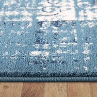Kota 1424 Blue Beige Transitional Patterned Rug - Rugs Of Beauty - 5