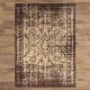 Kota 1424 Brown Cream Transitional Patterned Rug - Rugs Of Beauty - 3