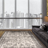 Kota 1424 Grey Beige Transitional Patterned Rug - Rugs Of Beauty - 2